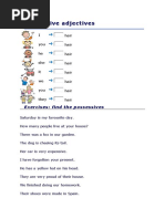 Possessive Adjectives