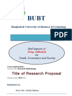 Assignment of Research Proposal