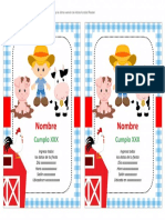 Invitaciones para Fiesta de La Granja 4