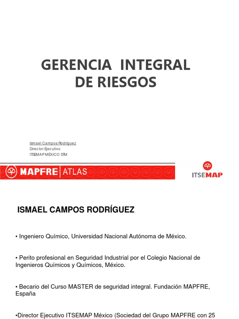 Gerencia Integral Riesgos PDF | PDF | Riesgo | Ciclones tropicales