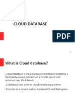 Cloud Databases 1