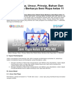 Materi Konsep, Unsur, Prinsip, Bahan Dan Teknik Dalam Berkarya Seni Rupa Kelas 11 SMA