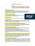 Preguntas CAP 9 RASGOS GENERALES DEL SISTEMA DE SALUD EN MEXICO PDF