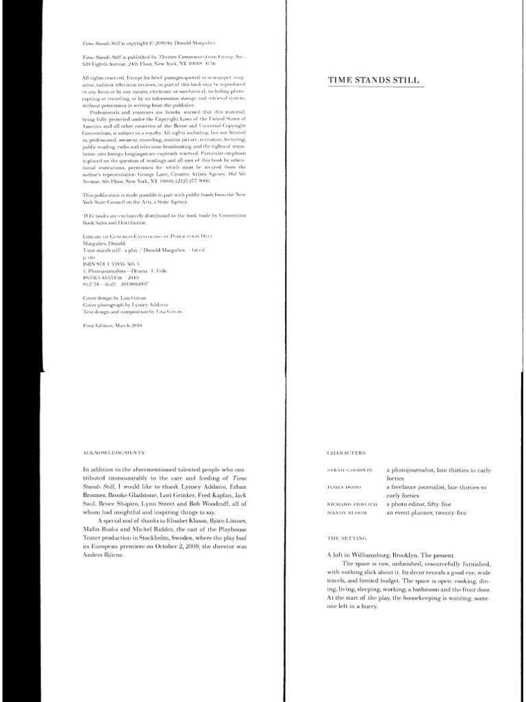 Time Stands Still PDF