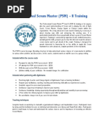 PSM II-Profesional Scrum Master - II Training Program PDF