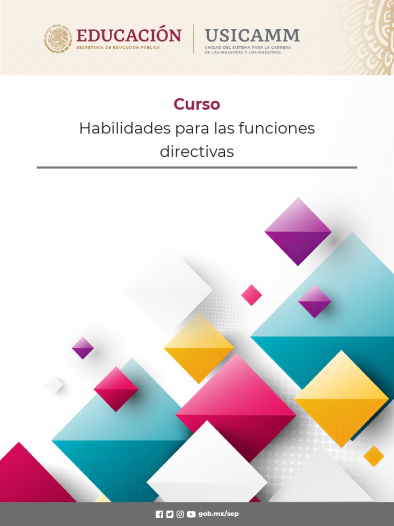 Guiìa Curso Habilidades Funciones Directivas | PDF | Enseñando ...