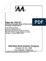 NASA Fuselage Configurations For Aircraft Sae Aiaa 96 Wac 67