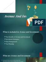 Avenue and Investment