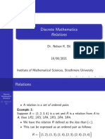 Discrete Mathematics Relations Guide