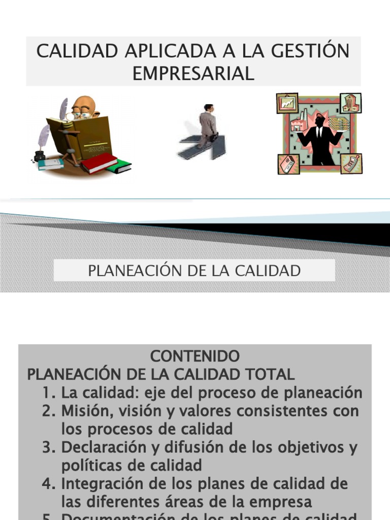 Planeacion de La Calidad Total | PDF | Planificación | Calidad (comercial)
