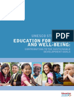 Education For Health and Well-Being:: Unesco Strategy On