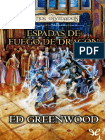 (Reinos Olvidados) (Los Caballeros de Myth Drannor 02) Greenwood, Ed - Espadas de Fuego de Dragon (14192) (r1.0 Etriol) PDF