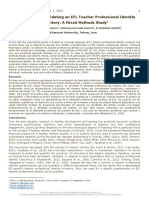 Developing and Validating An EFL Teacher Professional Identity Inventory: A Mixed Methods Study