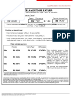 Parcelar fatura de cartão de crédito em 15x