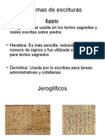 Tipos de Escritura