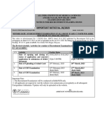 Notice Regarding Postpone of Exame PDF