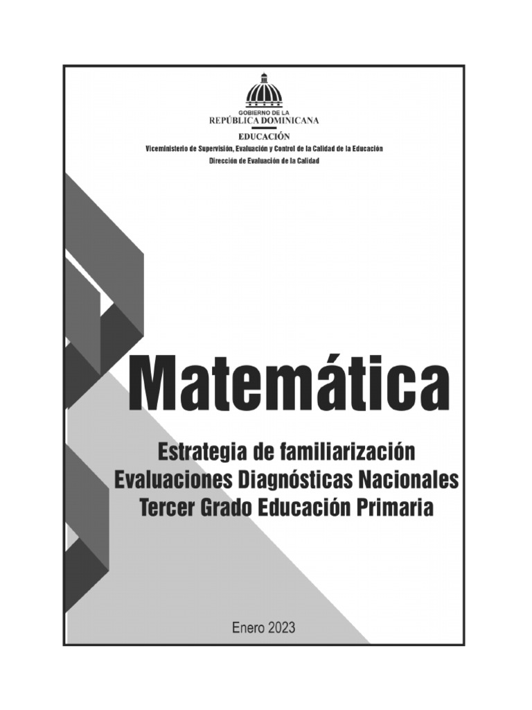 3 3 cuadernillo de pr ctica matem tica tercer grado 2023 estudiantes pdf
