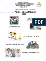 Examen de Admision 2019 - Respuestas