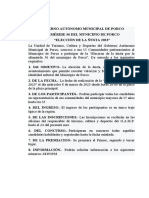 Convocatoria Eleccion de La Ñusta