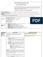 Planeación Didactica Unidad2 Desarrollo Humano PDF