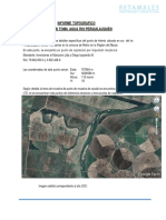 Informe topográfico captación río Perquilauquen