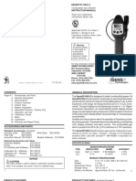 Sensit HXG-3 UL Manual