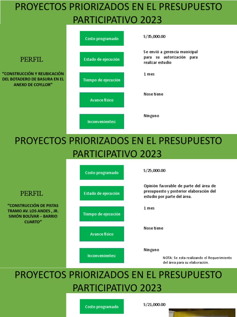 Presupuesto Participativo | PDF | Administracion del Agua | La ...