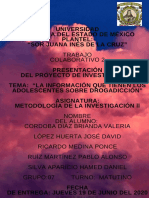 Planteamiento Del Problema PDF