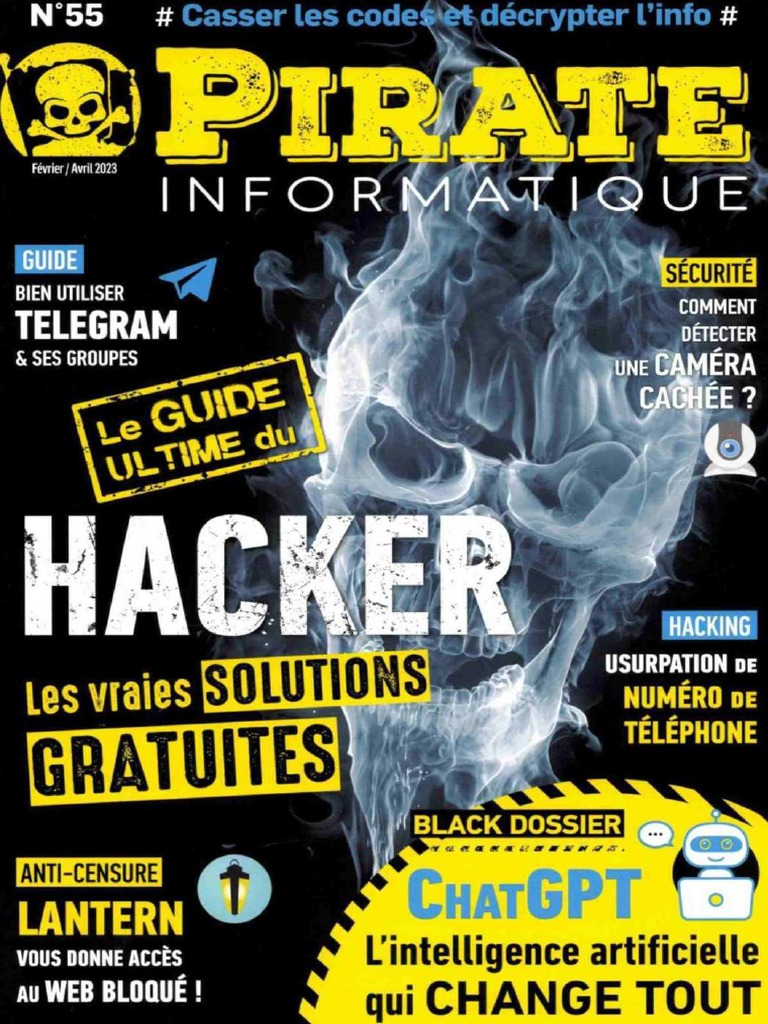Magazine PIRATE INFORMATIQUE N.55 - Fevrier-Avril 2023 PDF | PDF