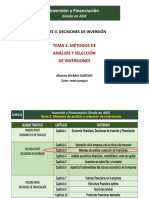 Inversión y Financiación Tema 3 AlbertoBILBAOGARZON