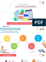 Política Pública: Plan de Lectura Leo Primero