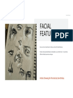 Facial Features Cheat Sheet by Sam Brisley
