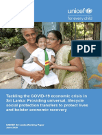UNICEF - Brief - SocialProtectionResponseSL - Summary - 2020jul30 Overcome Stratergy PDF