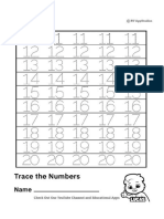 130 Free Printable Worksheets For Kids Trac Numbers 11 20 Worksheets Trace Numbers 11 20 Worksheets