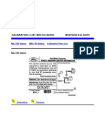 CALIBRATION: 5-ZF1-B60-510 (DUR3) Mustang 4.0L Sohc: MAJ (50 States) MBC (50 States) Calibration Parts List