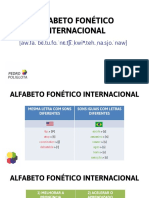 Pedro Poliglota - Alfabeto Fonético Internacional