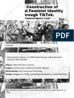 The Construction of Radical Feminist Identity Through TikTok