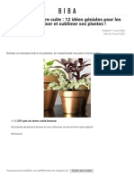 DIY Pots en Terre Cuite - 12 Idées Géniales Pour Les Customiser Et Sublimer Ses Plantes ! - Biba Magazine PDF