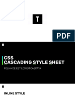 CSS: Folha de estilos em cascata, inline e tags style