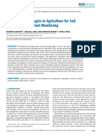 Sensing Methodologies in Agriculture For Soil Moisture and Nutrient Monitoring