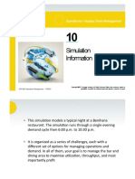 Simulation Information Assessment 3