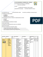 Diagnóstico de Seguridad e Higiene en El Trabajo PDF