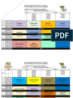 Horario 1 y 2 Sabatino