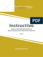 2017 Instructivo para La Implementación de La Inducción de Altos Directivos Públicos PDF