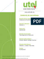 Evidencia Aprendizaje Sistemas de Manufactura Semana 1 P PDF