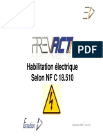 Habilitation Électrique Habilitation Électrique Selon NF C 18.510