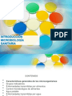 Microbiología sanitaria: grupos indicadores y control de alimentos y agua