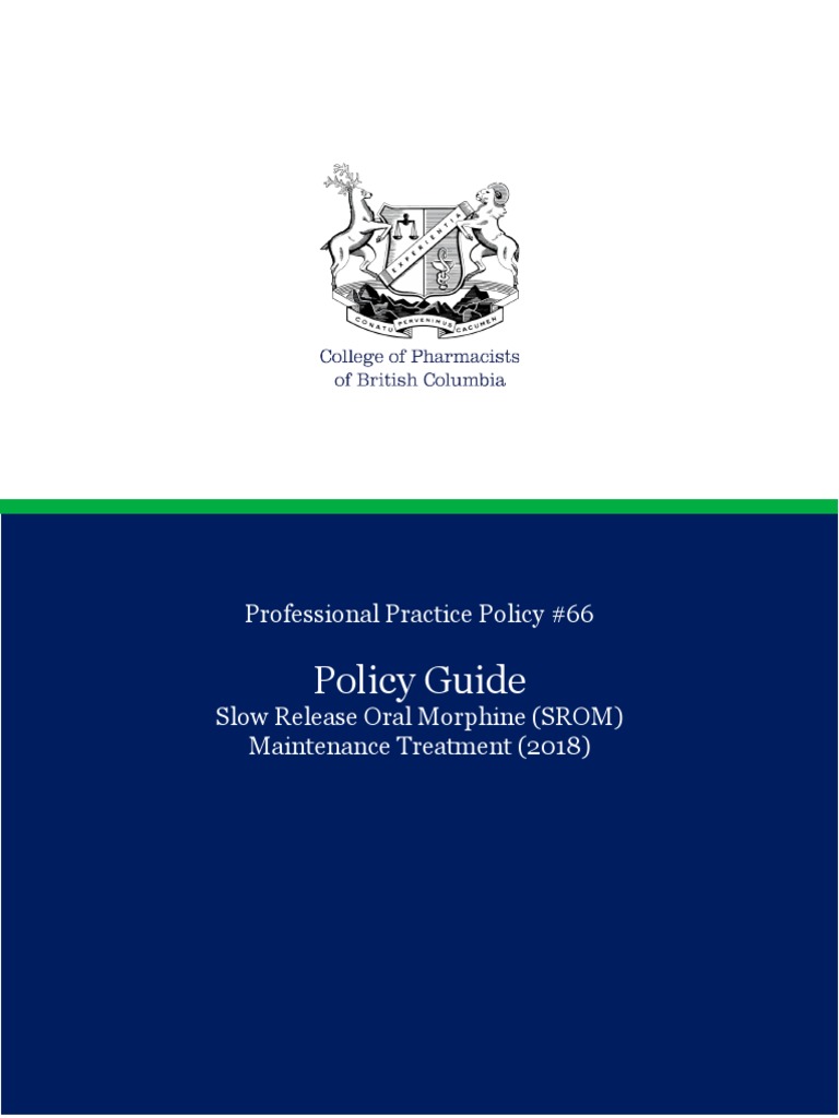 1047PPP66 Policy Guide SROM PDF Medical Prescription Pharmacy