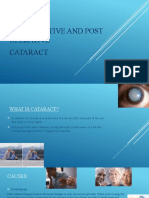 Pre-Op and Post-Op Cataracts