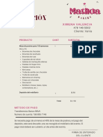 Cotización Mesa de Postres PDF